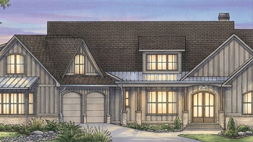 Hickory Cove Water Color Rendering by Lance Fuller Designs