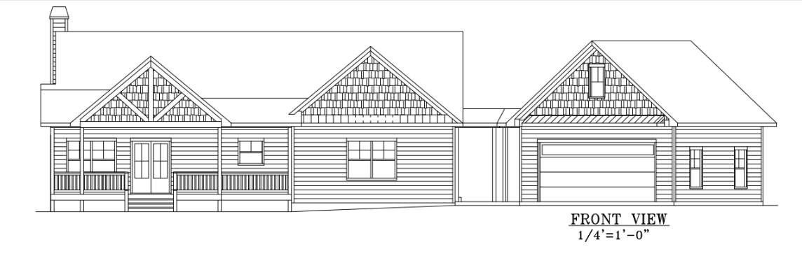 Ivy Log front elevation