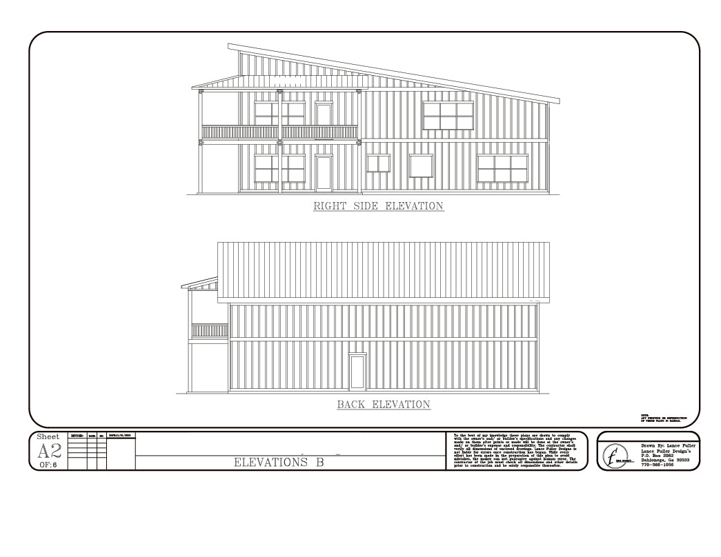 Springfield North Digital House Plans by Lance Fuller