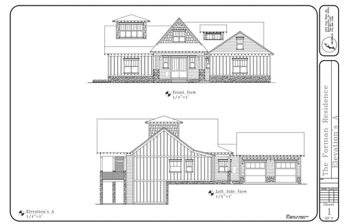 Meadowlark House Plan - Luxury Craftsman Home Design Digital Download