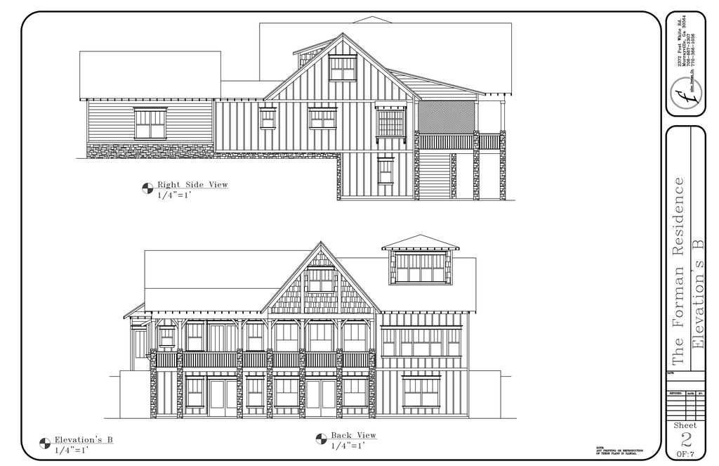 Meadowlark House Plan - Luxury Craftsman Home Design Digital Download